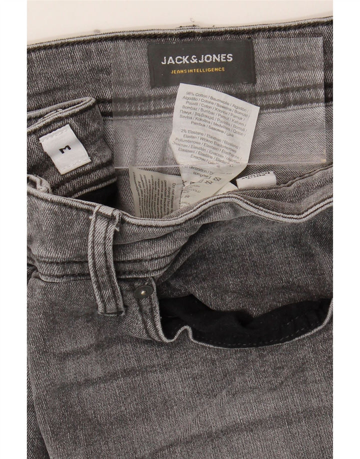 JACK & JONES Mens Regular Denim Shorts Medium W30 Grey Cotton Vintage Jack & Jones and Second-Hand Jack & Jones from Messina Hembry 