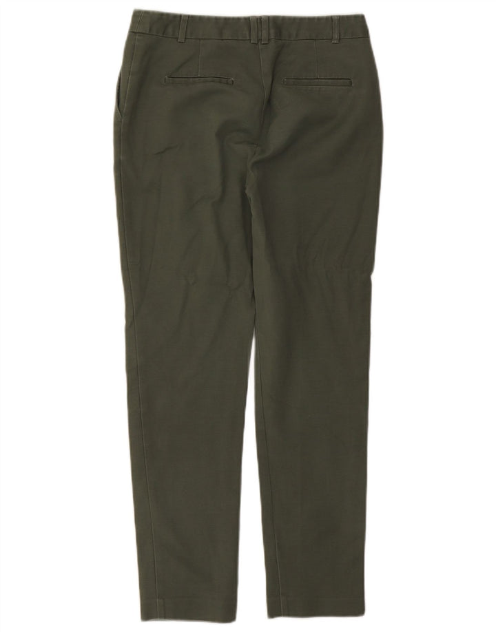 OASIS Slim Chino Bukser til kvinder UK 8 Small W26 L27 Grøn bomuld