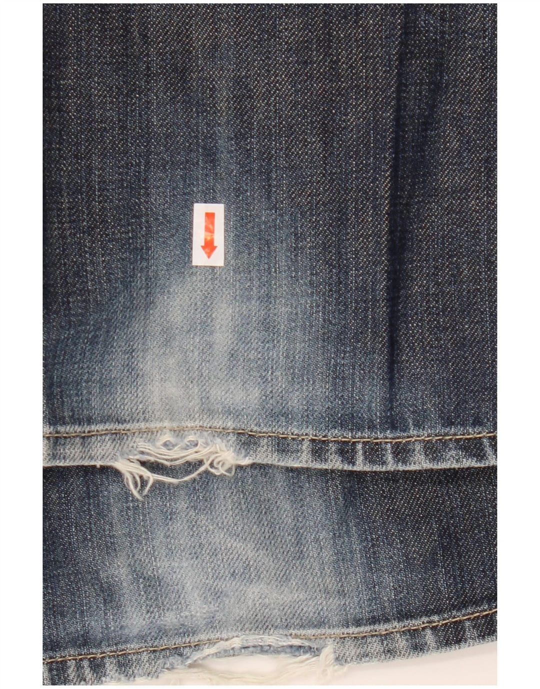 Hugo Boss Straight Jeans til mænd W35 L34 Blå Bomuld