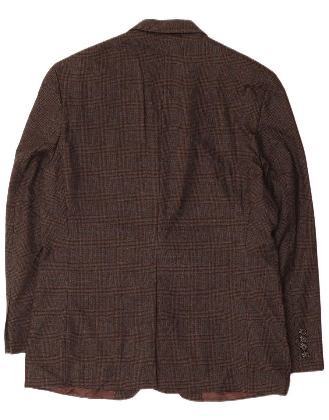 Chaps Herre 2-knaps blazerjakke UK 40 Stor brun ternet polyester
