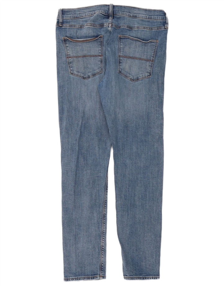 Marks & Spencer Herre Slim Jeans W34 L31 Blå Bomuld
