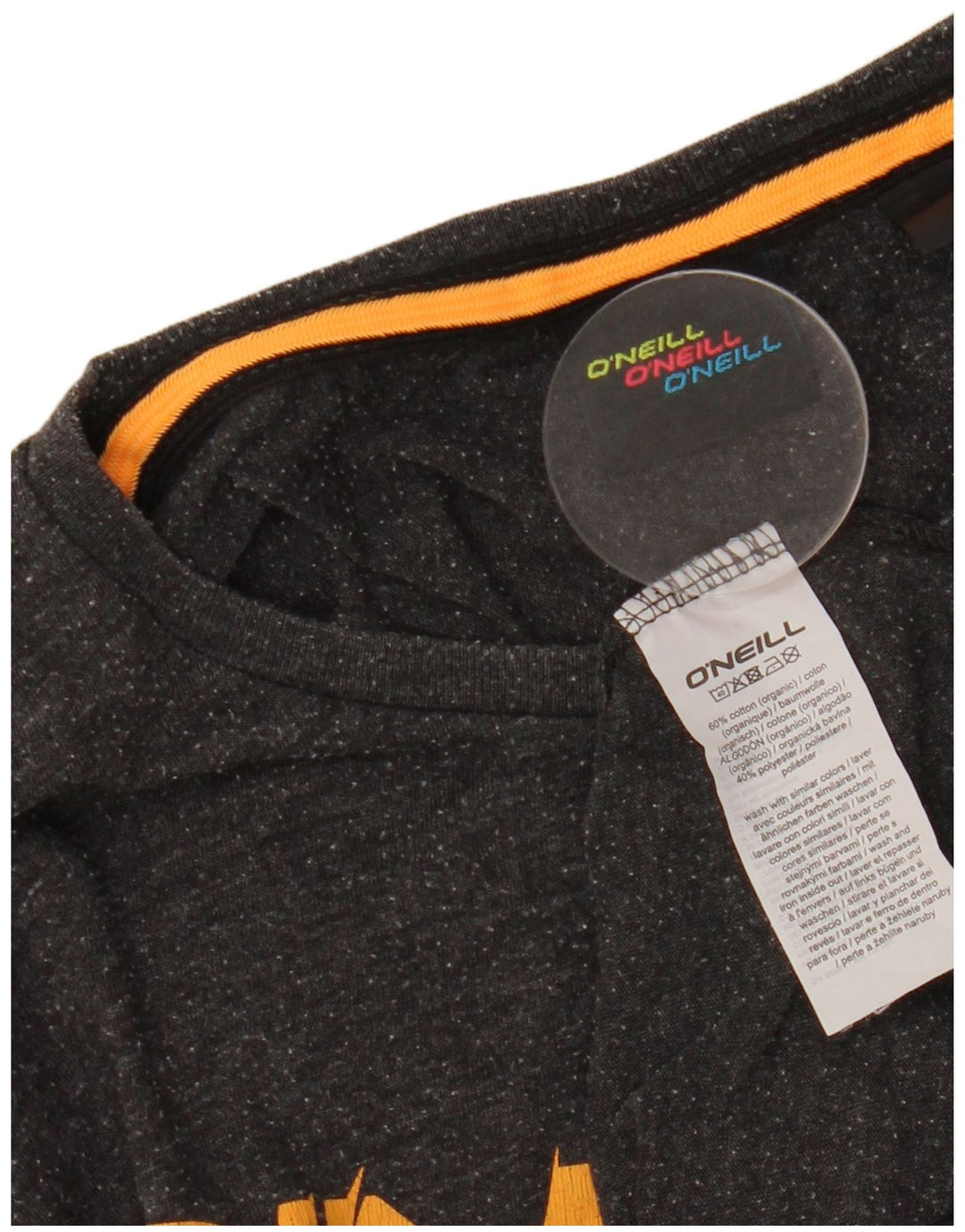 O'NEILL Herre grafisk T-shirt top mellemgrå bomuld