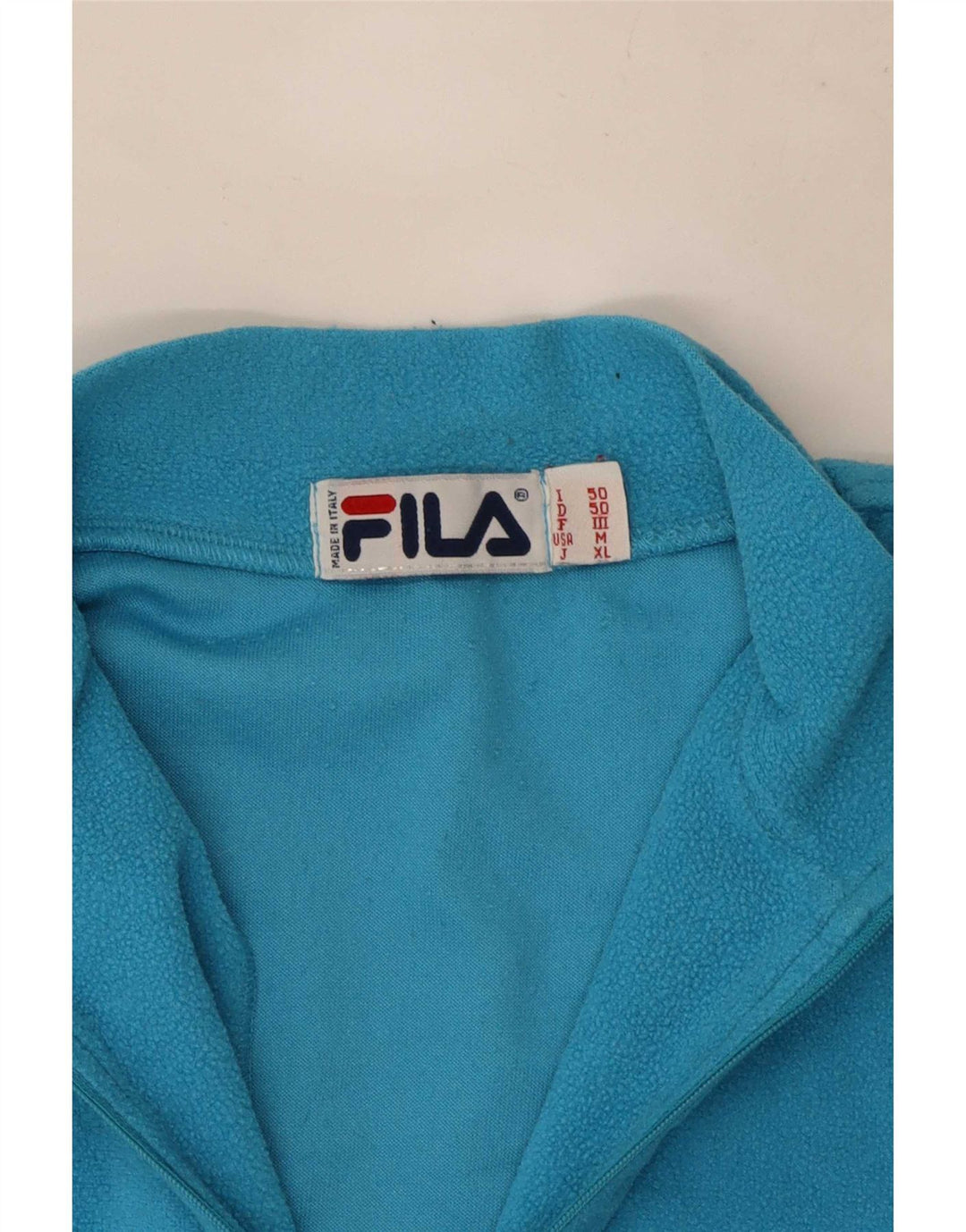 Fila Herre lynlås hals Fleece Jumper IT 50 Medium Blå