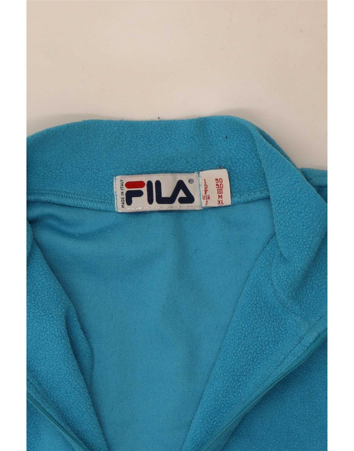 Fila Herre lynlås hals Fleece Jumper IT 50 Medium Blå