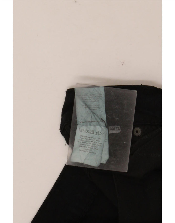 BILLIG MANDAG Herre Slim Jeans W30 L32 Sort Bomuld