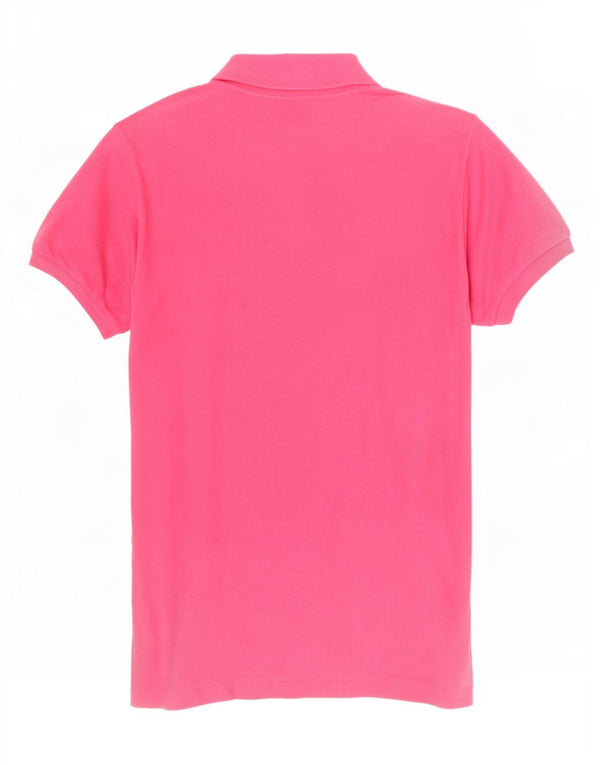 Lacoste Mens Polo Shirt Size 5 Large Pink Cotton