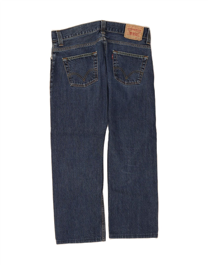 LEVI'S Womens 586 Bootcut Jeans  W33 L27 Navy Blue Cotton Vintage Levi's and Second-Hand Levi's from Messina Hembry 