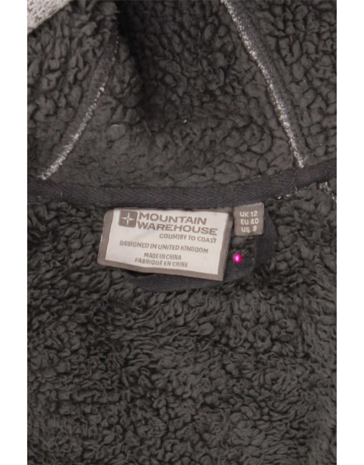 Mountain Warehouse Dame træningsdragt topjakke UK 12 Medium Grey Flecked