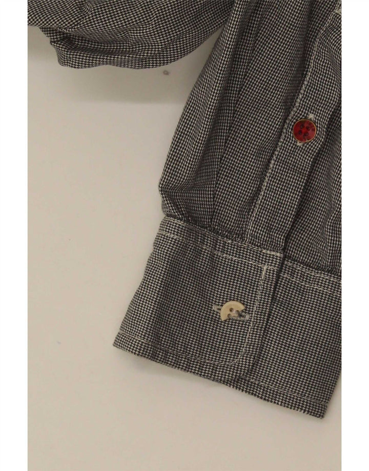 Tommy Hilfiger Herreskjorte XL Marineblå Houndstooth Bomuld