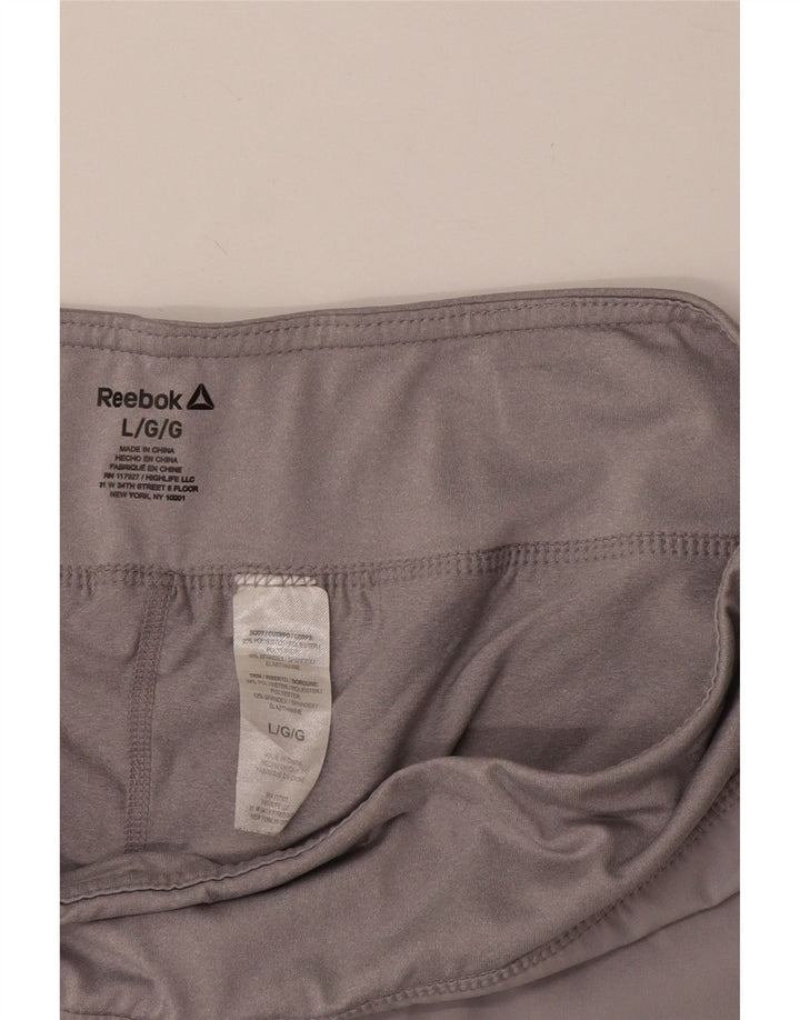 Reebok Sportshorts til kvinder UK 16 Large Grå Polyester