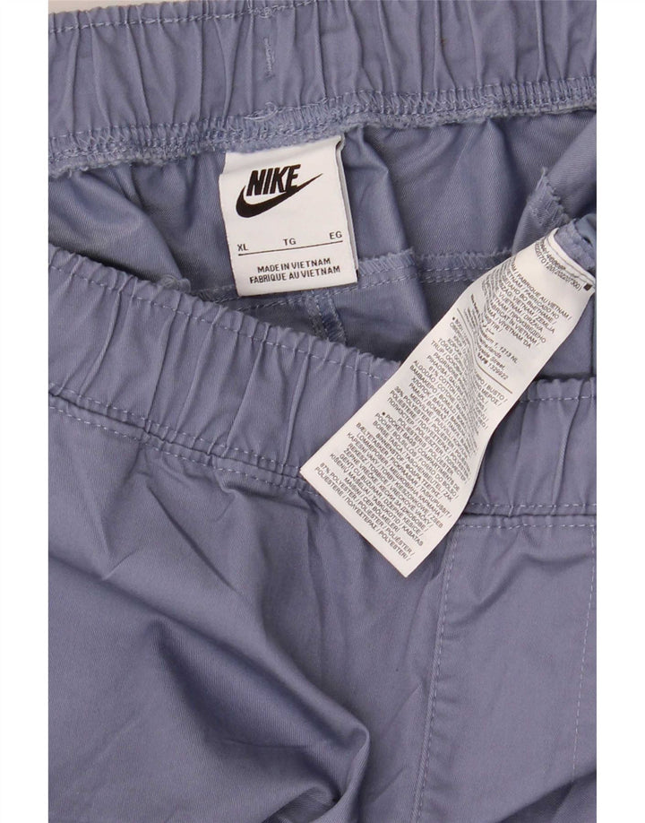 Nike træningsbukser til mænd XL blå polyester