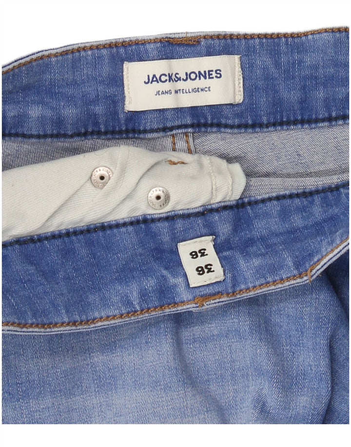 Jack & Jones Herre Slim Jeans W36 L36 Blå Bomuld