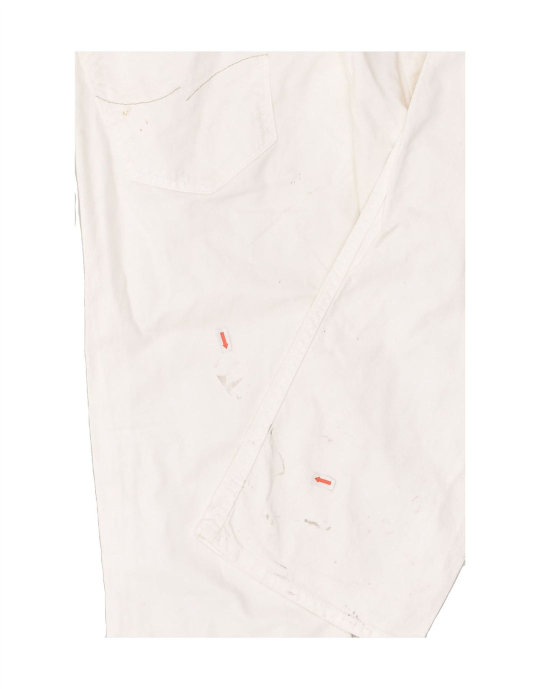 JACK & JONES Womens Straight Jeans W34 L34  White Cotton | Vintage Jack & Jones | Thrift | Second-Hand Jack & Jones | Used Clothing | Messina Hembry 