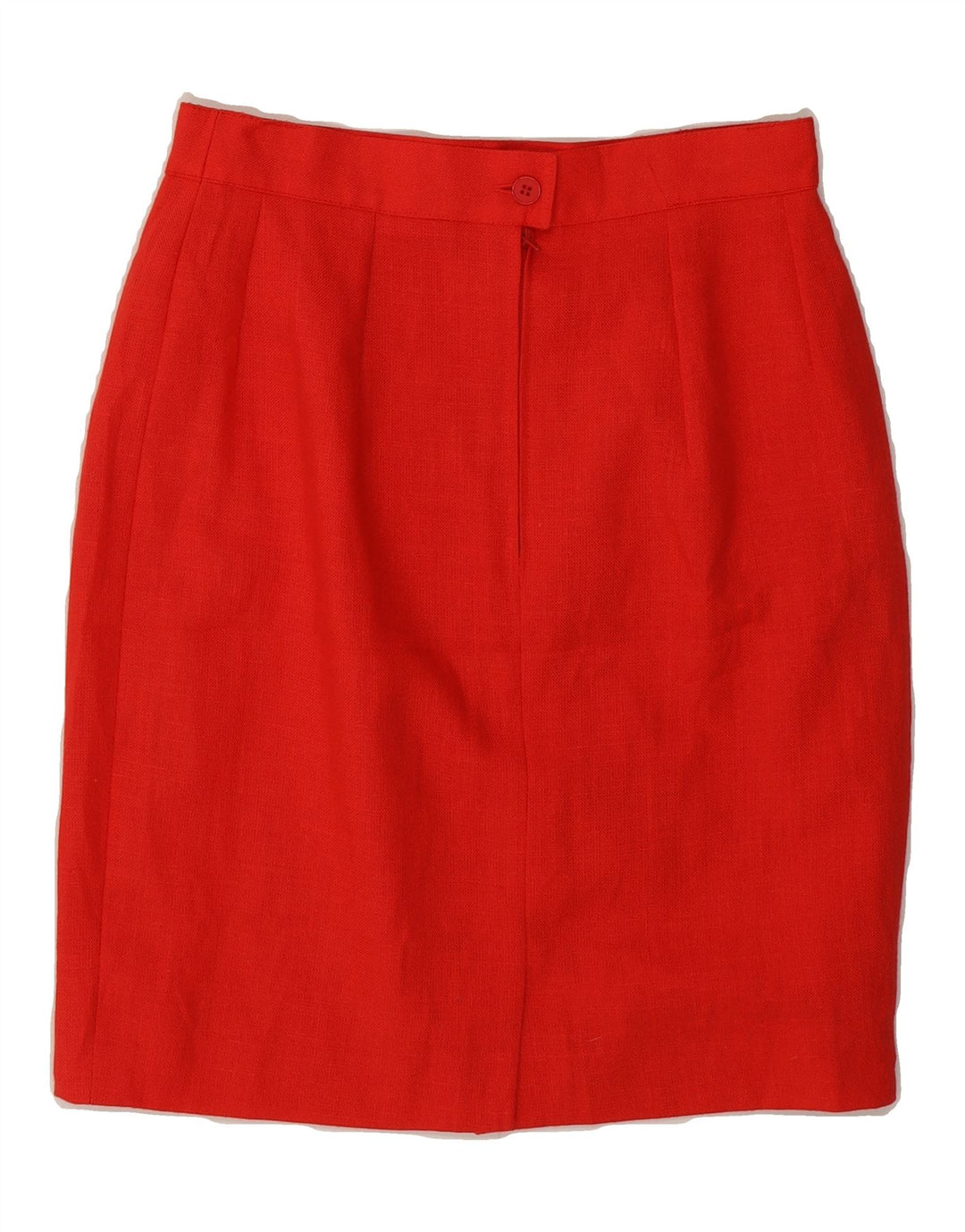 VINTAGE Womens Pencil Skirt W26 Small Red Acetate Vintage Vintage and Second-Hand Vintage from Messina Hembry 