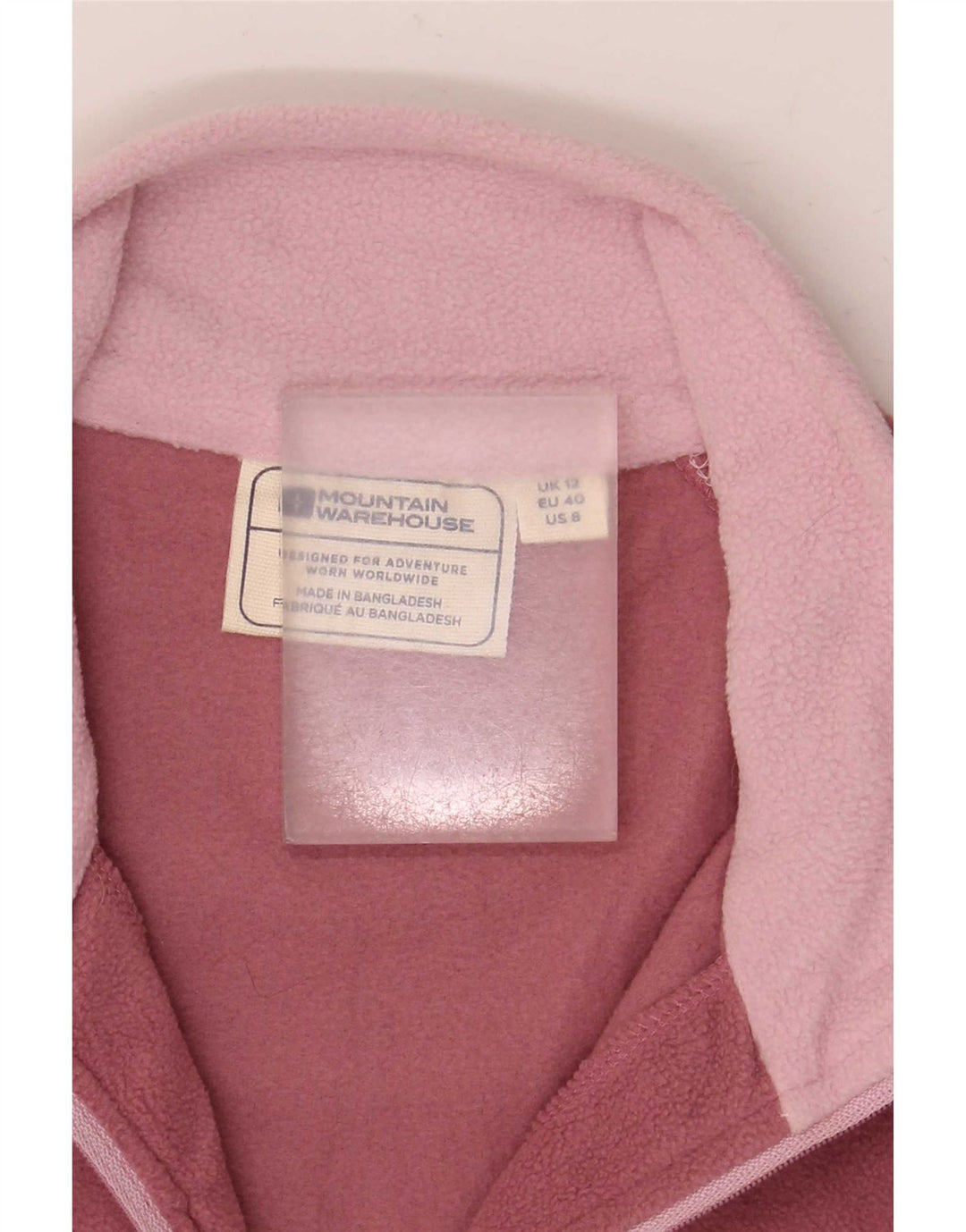 Mountain Warehouse Dame Fleece Jumper med lynlås DK 12 Medium Pink