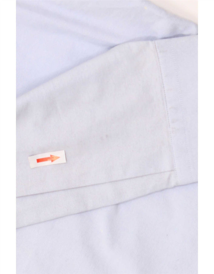 La Martina Herre grafisk skjorte Large Blue Cotton