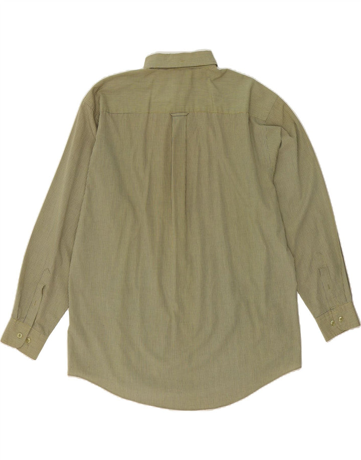 BEN SHERMAN Mens Shirt XL Khaki Check Vintage Ben Sherman and Second-Hand Ben Sherman from Messina Hembry 