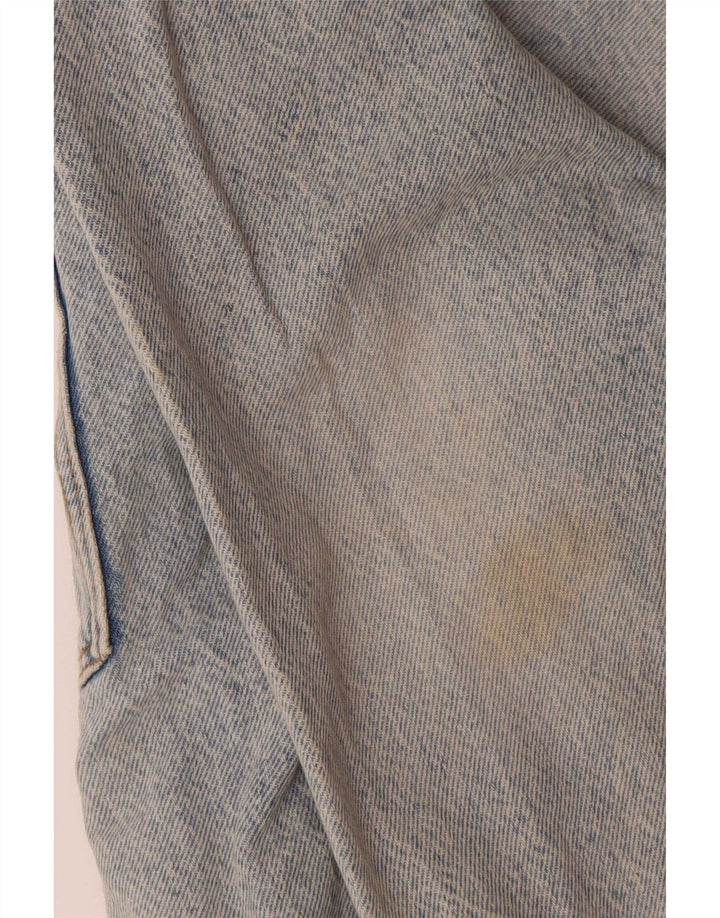 Zara Herre Oversized denimjakke UK 36 Small Blue Cotton