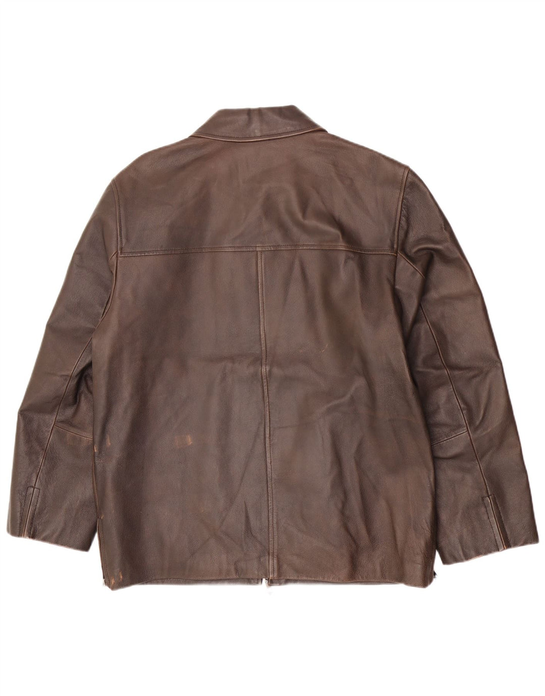 Conbipel Herre Læderjakke IT 48 Medium Brun
