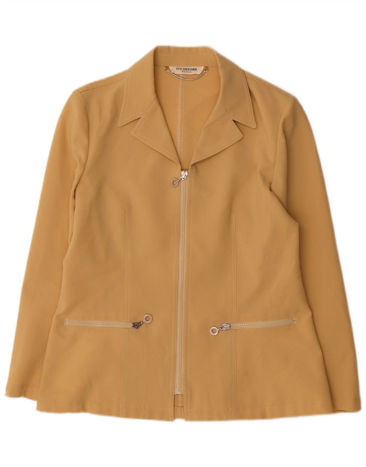 Ivy Oxford Dame Blazerjakke med fuld lynlås IT 44 Medium Beige Polyester