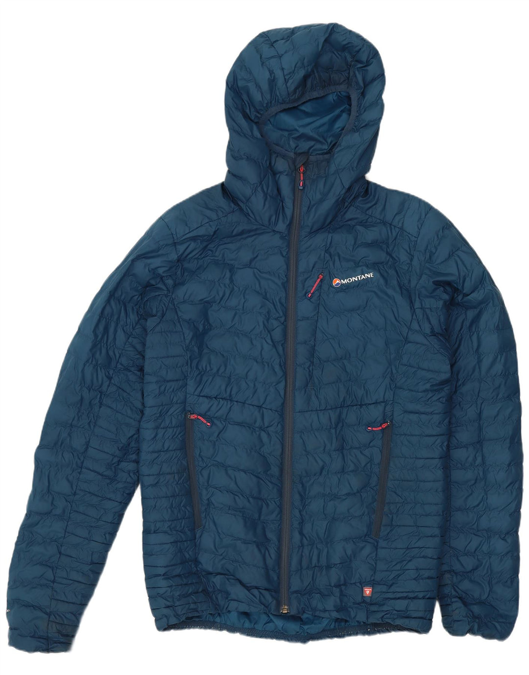 Montane Herre hættepolstret jakke UK 38 Medium Blue Polyester