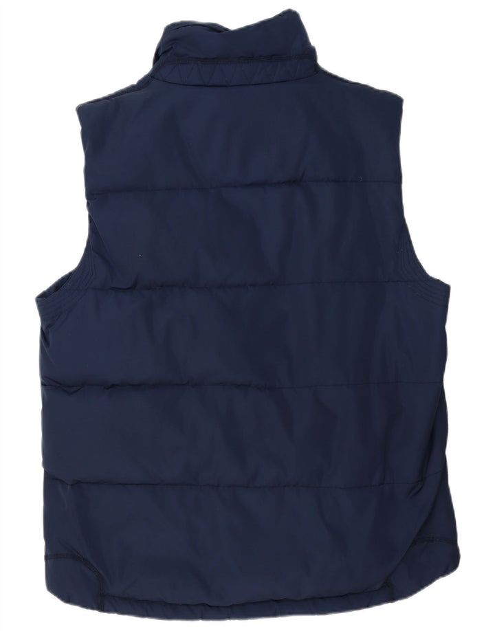 CREW TØJ Herre polstret Gilet UK 38 Medium Navy Blue Polyester