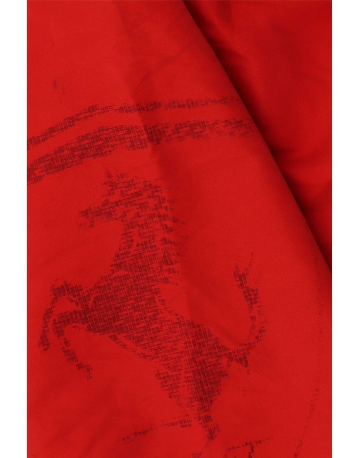 Puma Herre Ferrari grafiske svømmeshorts Medium Rød Polyester
