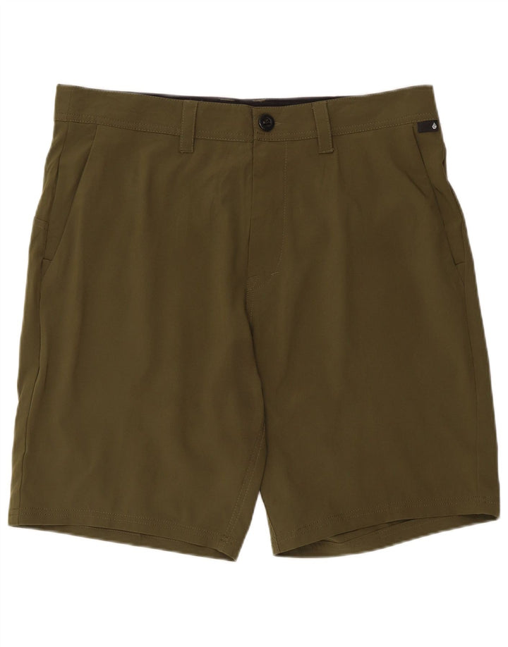Volcom Herre Chino Shorts Large Khaki Polyester