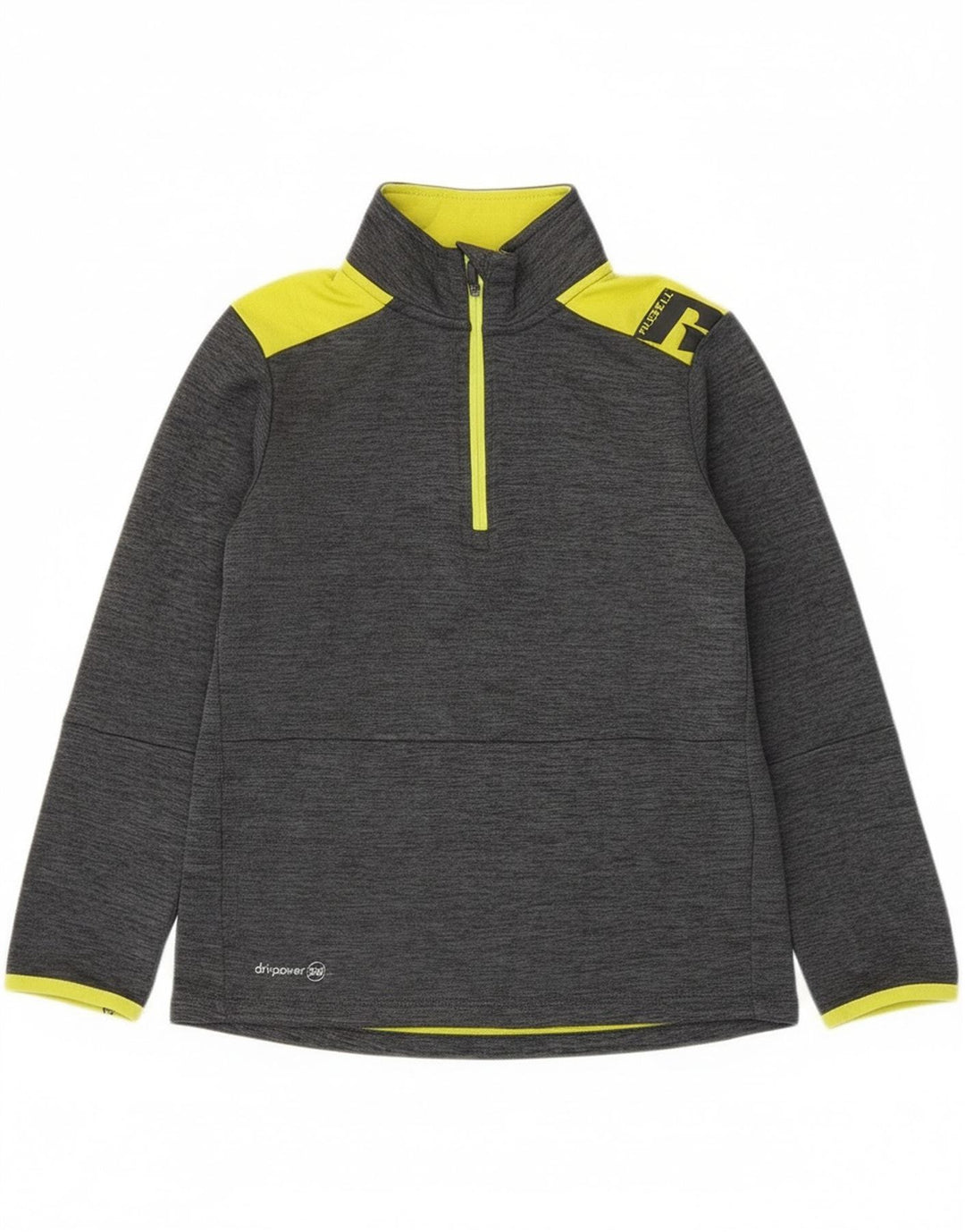 Russell Athletic Boys Pullover Træningsdragt Top 7-8 år Medium Grå
