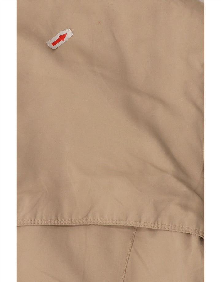 Zara Trench Coat til kvinder UK 12 Medium Beige Polyester