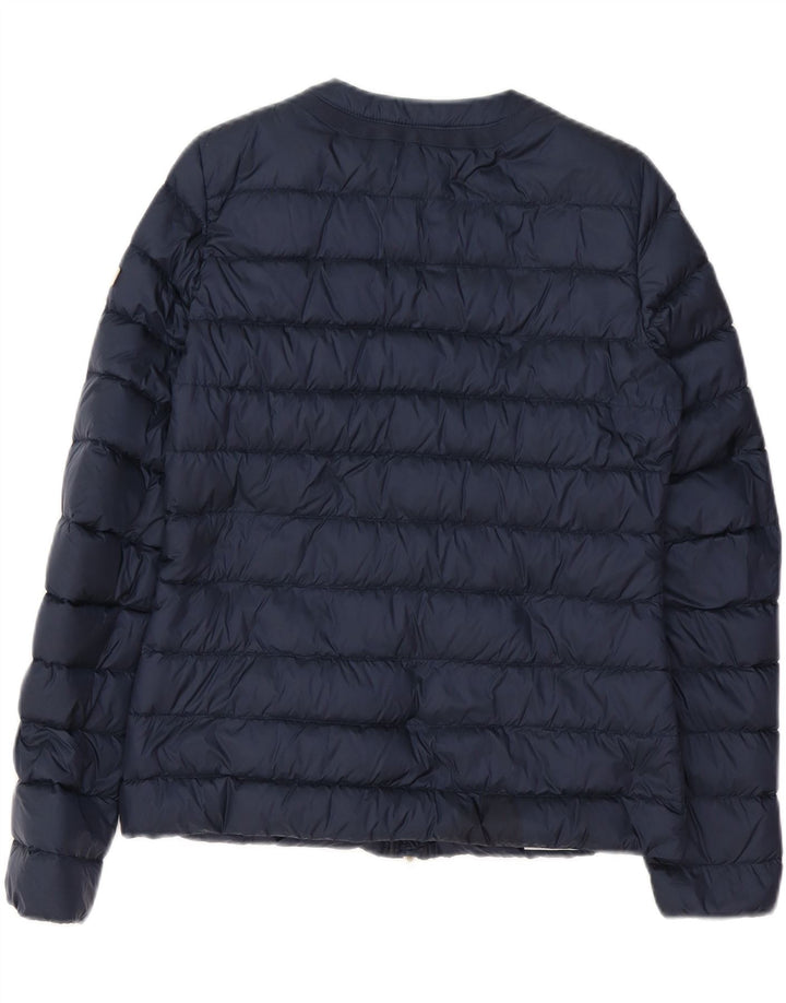 GEOX Womens Padded Jacket UK 8 Small Navy Blue Polyamide
