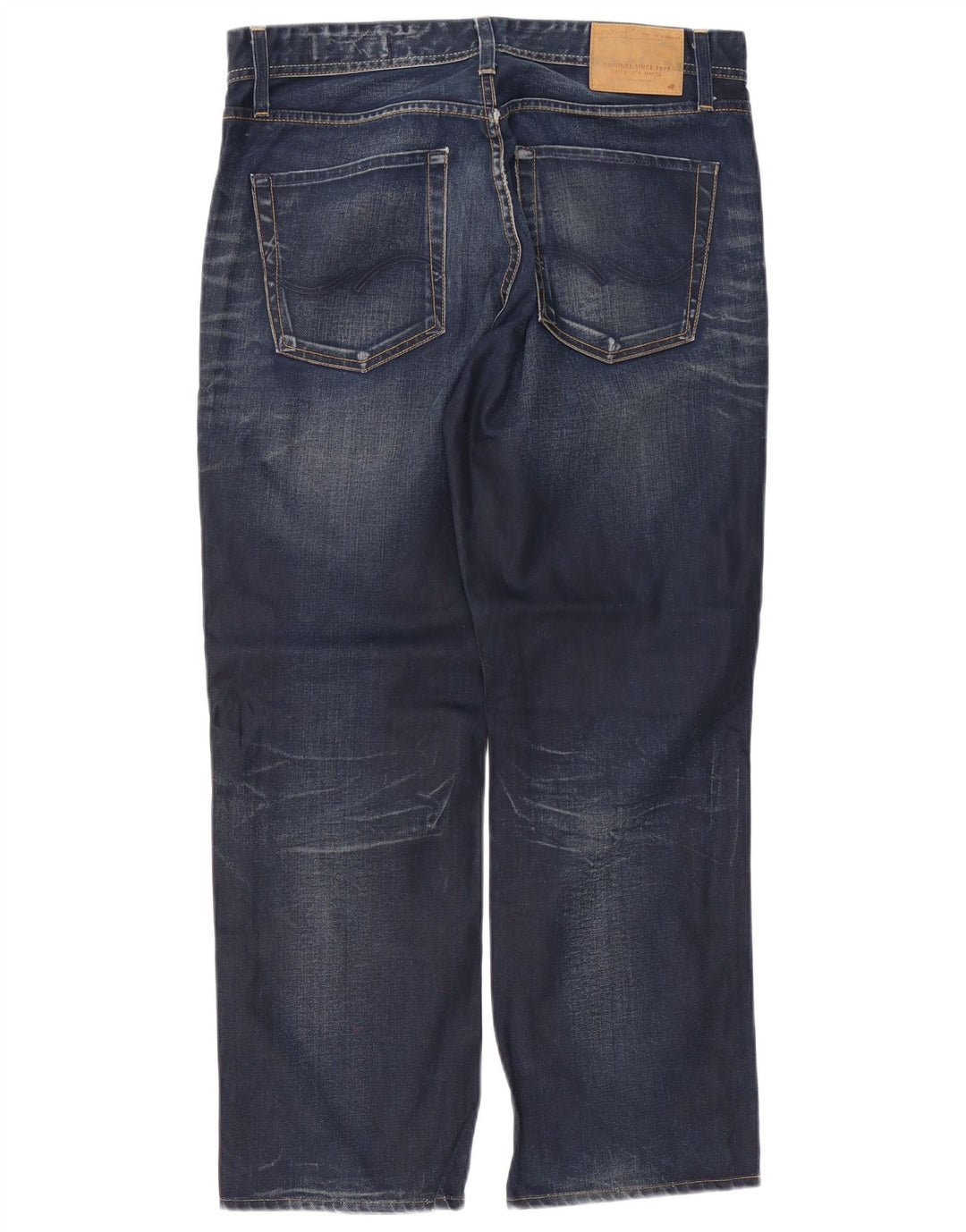 Jack & Jones Herre Roxy Loose Jeans W33 L29 Marineblå Bomuld