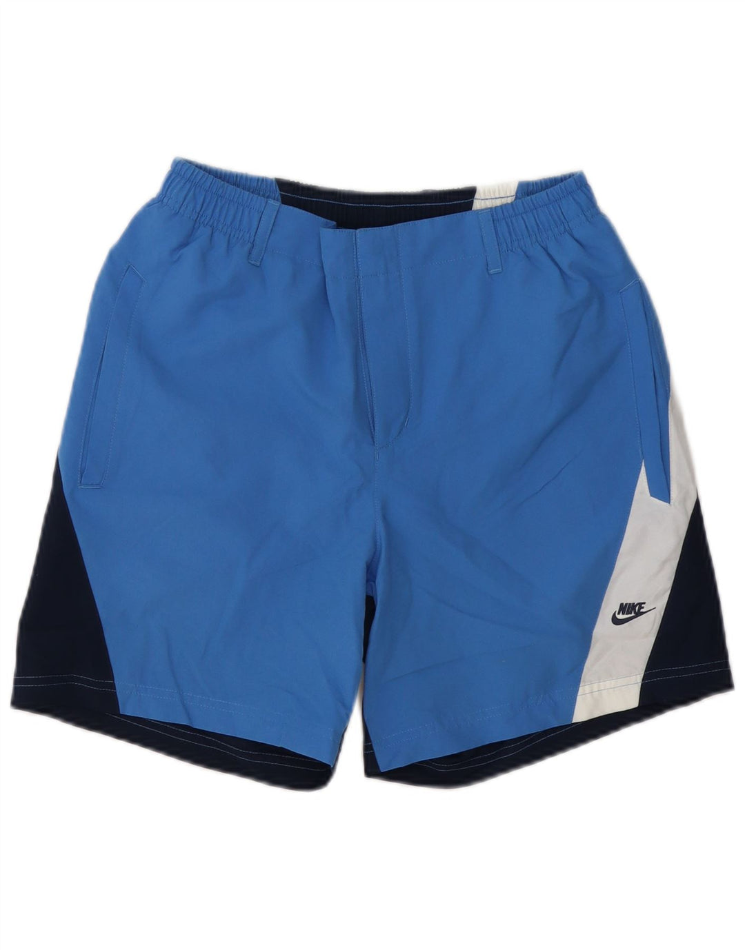 Nike Badeshorts til mænd Small Blue Colourblock Polyester