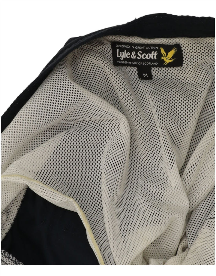 LYLE & SCOTT Badeshorts til mænd Medium marineblå polyester