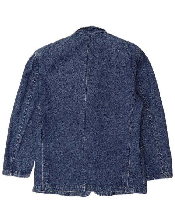 Carrera Herre 2-knaps Denim Blazer Jacket UK 38 Medium Blue Bomuld