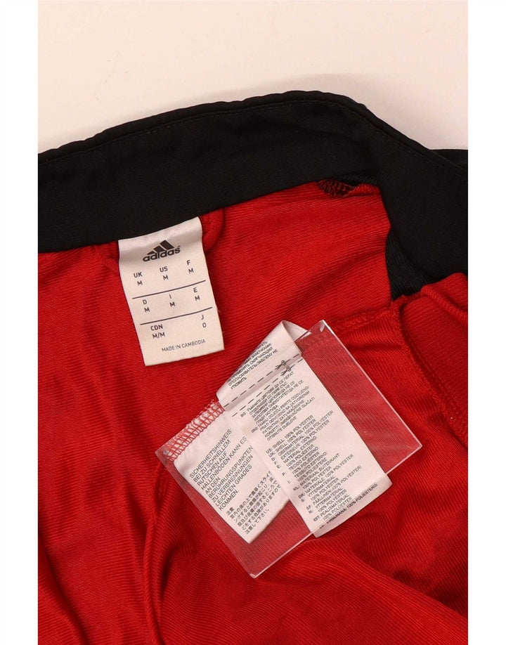 Adidas Træningsdragt til mænd Topjakke Medium Rød Colourblock Polyester
