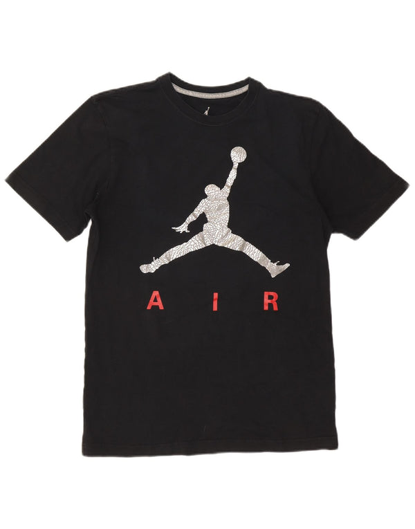 Jordan Herre Grafisk T-Shirt Top Medium Sort