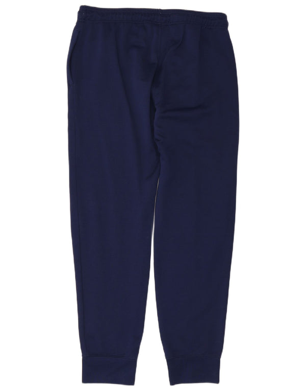 Champion Womens træningsdragt Bukser Joggers UK 14 Large Navy Blue Cotton