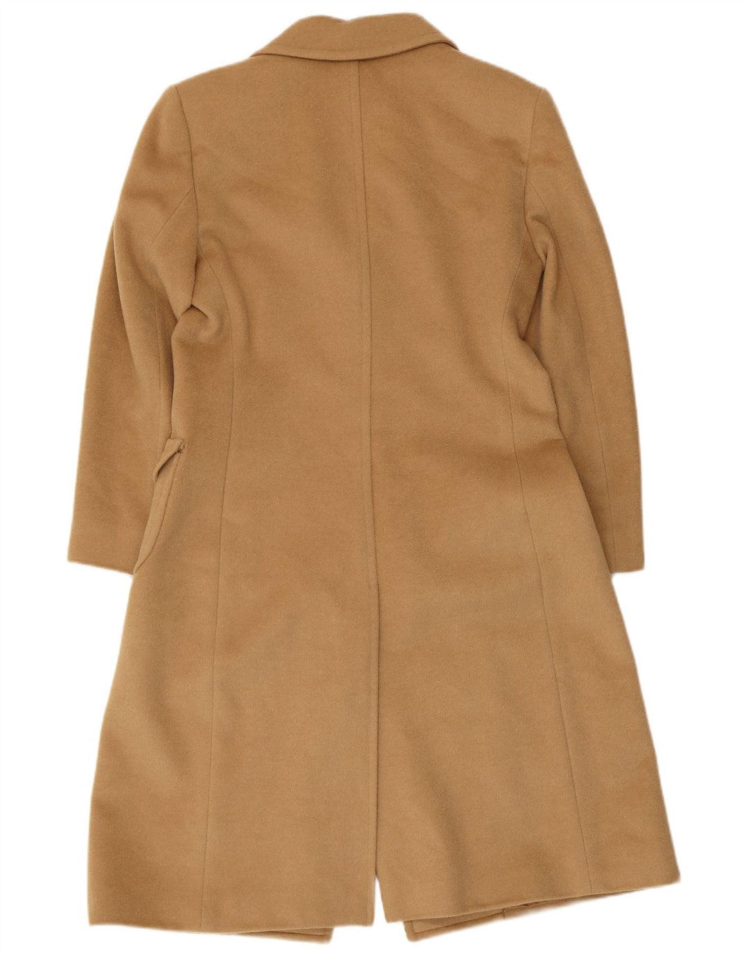 Antonio Fusco Dame 3 Button Overcoat IT 44 Medium Beige Uld