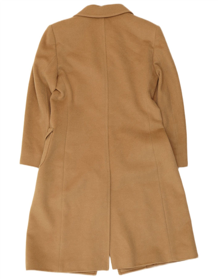 Antonio Fusco Dame 3 Button Overcoat IT 44 Medium Beige Uld