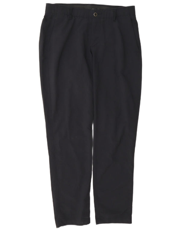 Under Armour Lige Chinobukser til mænd W34 L32 Marineblå nylon