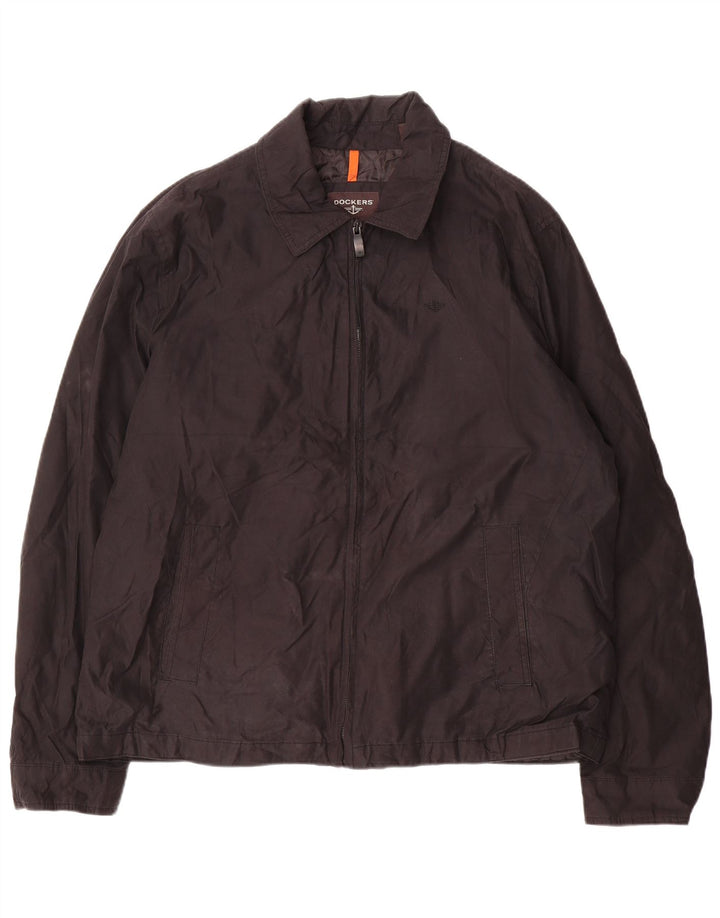 Dockers Herre Bomber Jacket UK 42 XL Sort Polyester