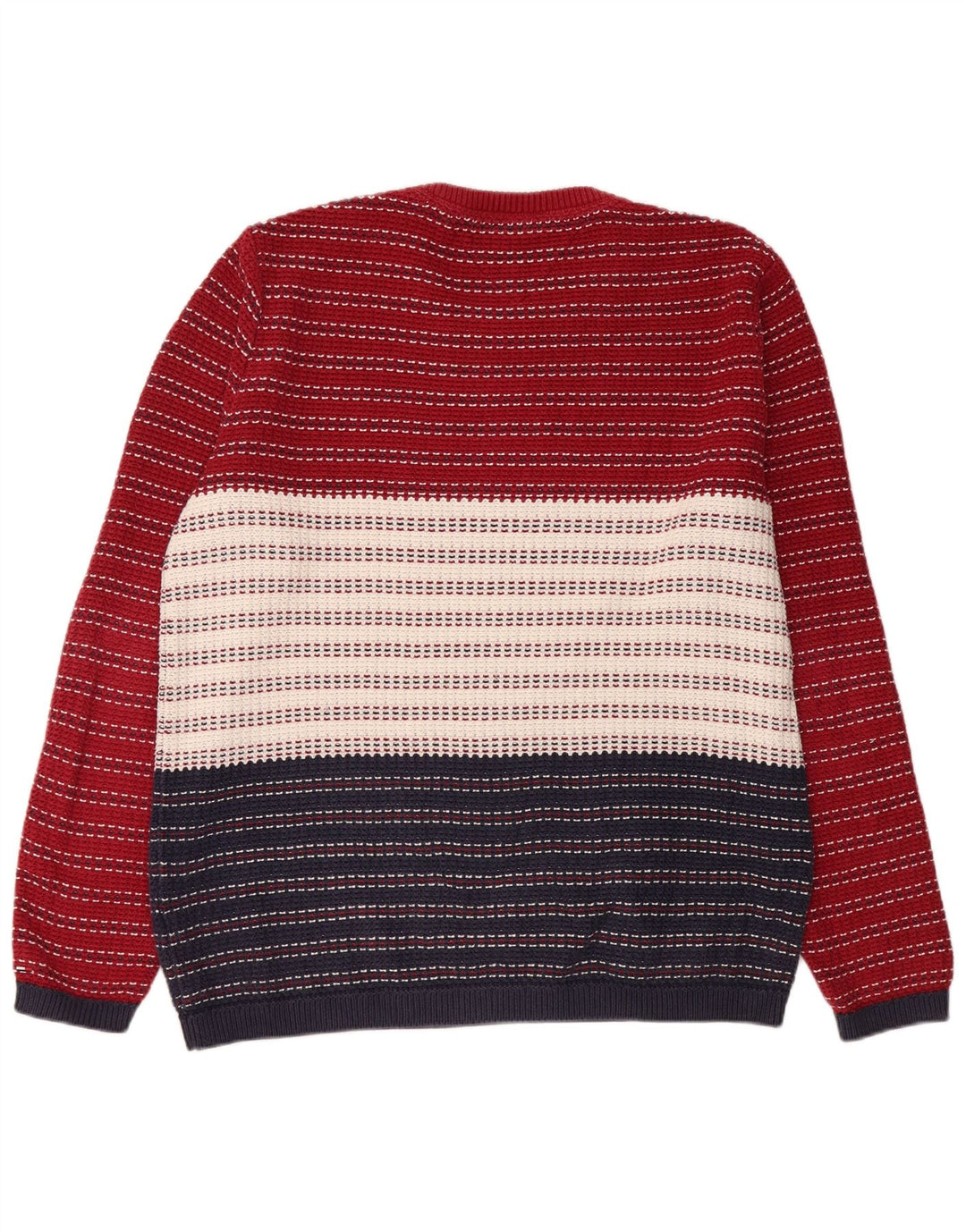 Tommy Hilfiger Herre Crew Neck Jumper Sweater Stor Flerfarvet Stribet