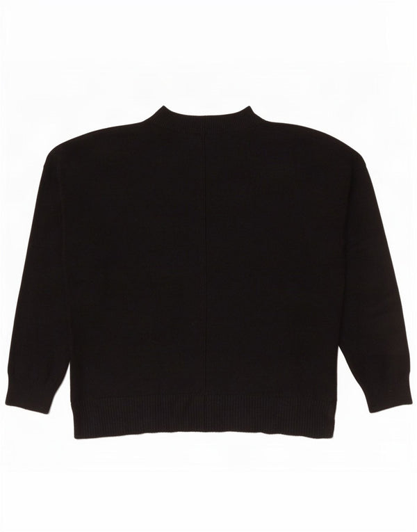 Oasis dame sweater med rund hals DK 14 Medium Sort viskose