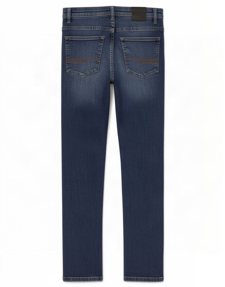 Bænk Dame Slim Jeans W28 L32 Blå Bomuld