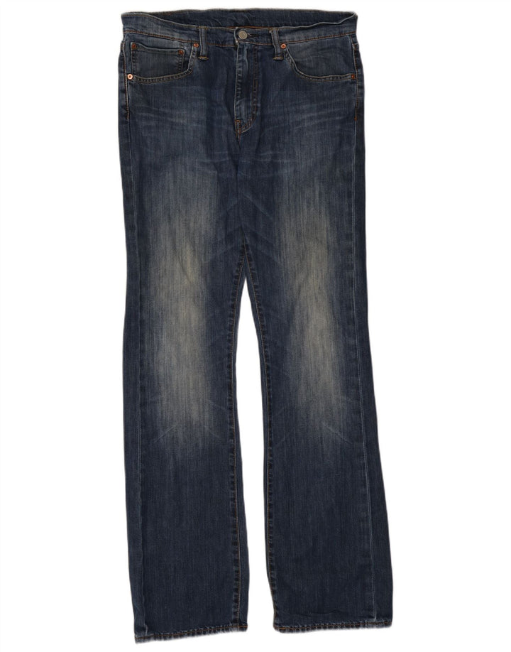 Levi's Herre 527 Bootcut Jeans W34 L34 Blå Bomuld