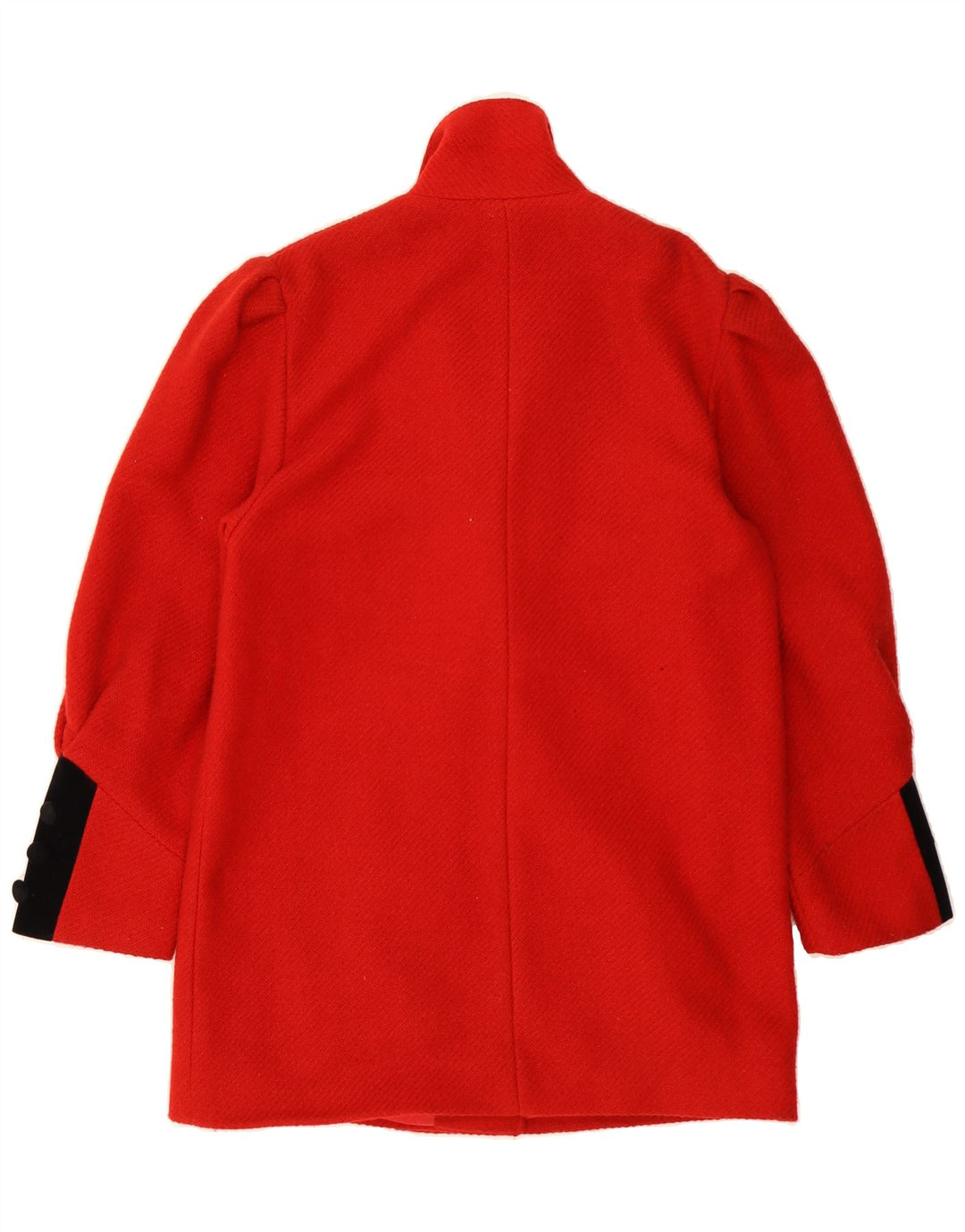 VINTAGE Womens Loose Fit Double Breasted Coat UK 12 Medium Red Vintage Vintage and Second-Hand Vintage from Messina Hembry 