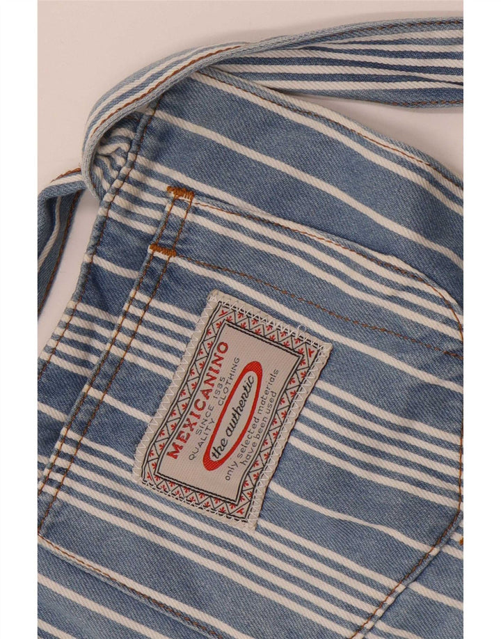 Vintage damebukser shorts W28 Medium blå stribet