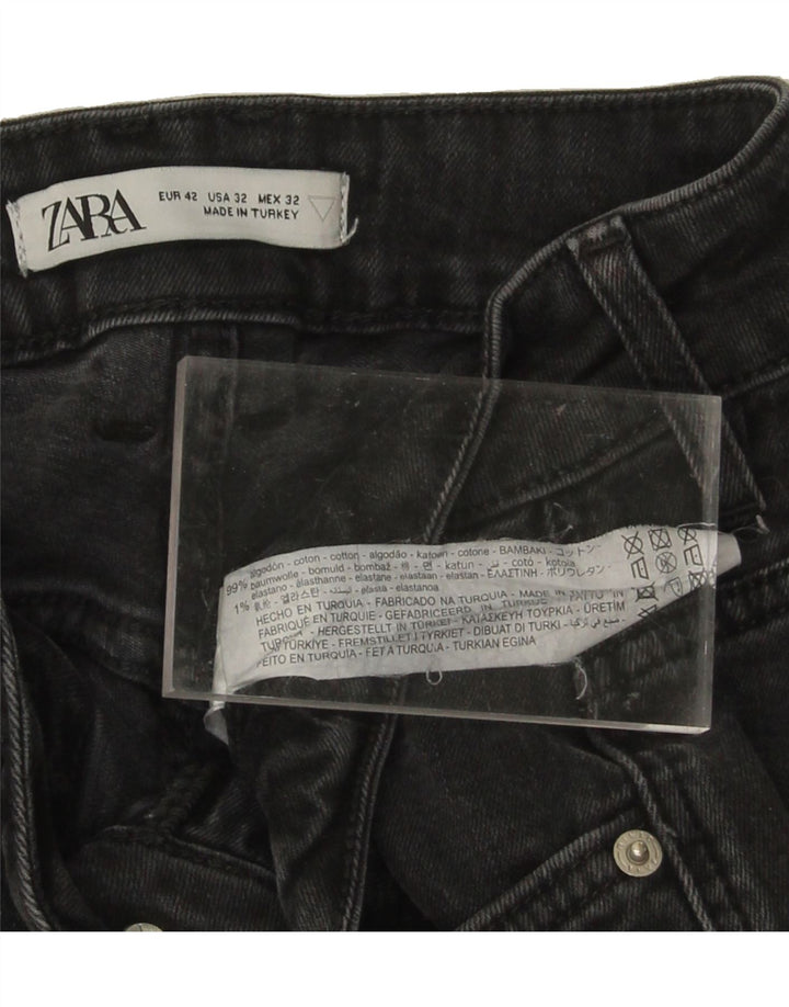 ZARA Mens Slim Jeans EU 42 Large W32 L32 Black Cotton Vintage Zara and Second-Hand Zara from Messina Hembry 