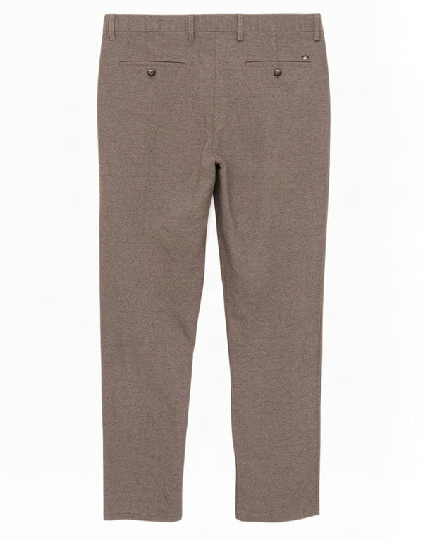 Massimo Dutti Herre Slim Fit Chinobukser EU 44 Large W34 L28 Grå